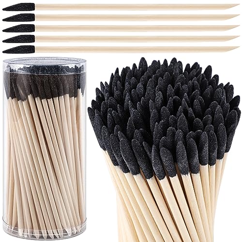 150 Pcs Sanding Sticks, Fine Detailing Sanding Stick with Storage Box for Plastic Models Wood Hobby Woodworking, 280 Grit