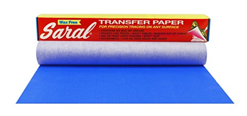 Saral Wax Free Transfer Paper - Blue, 12 inches x 12 foot Roll