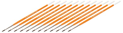 Wooster Brush Camel Hair Watercolor Pointed Artist Brushes Size #2 - Pack of 12