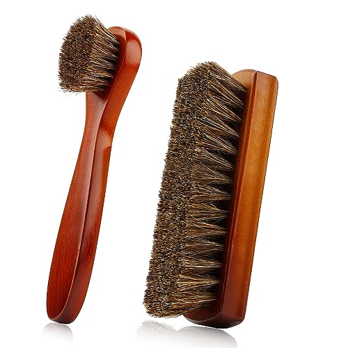 Brand Horsehair Shoe Brush Set