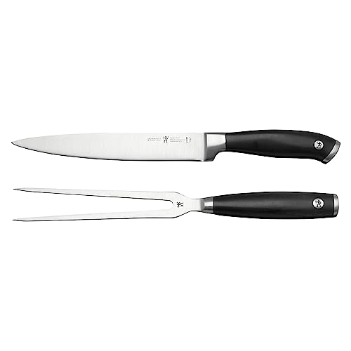 HENCKELS Forged Elite Razor-Sharp 2-Piece Carving Knife Set, German Engineered Informed by 100+ Years of Mastery