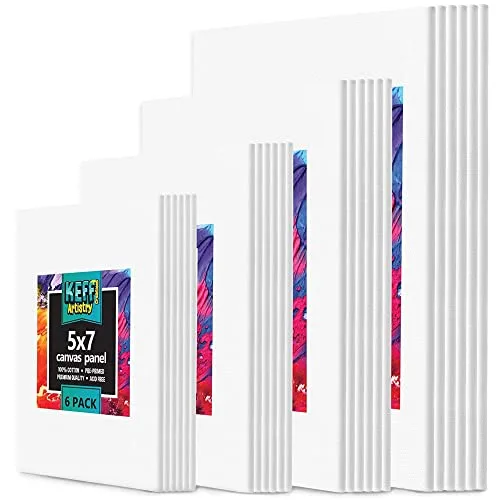 KEFF Canvases - 24 Pack Art Panels