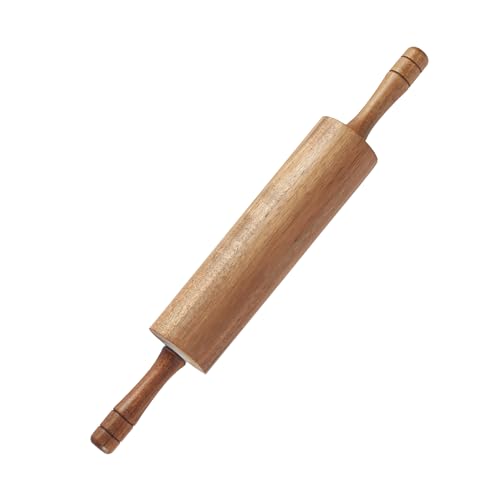 KITEISCAT Acacia Wooden Rolling Pin: The Perfect Durable & Non-Stick Kitchen Tool