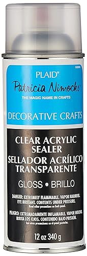 Plaid Patricia Nimocks Clear Acrylic Sealer (12-Ounce), CS200305 Gloss