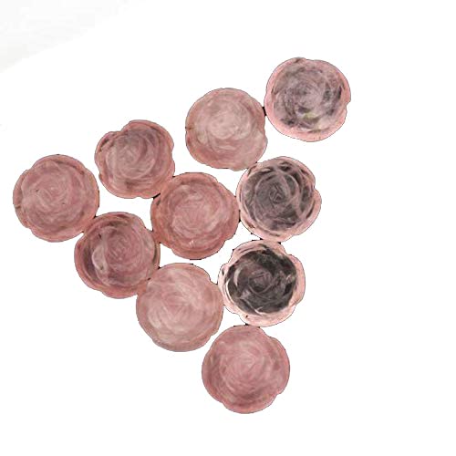 Rose Quartz Carved Flower | 20mm Gemstone Figurine