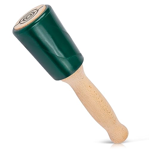 Schaaf Wood Carving Tools 15oz Small Wooden Mallet | Wood Tools Woodworking | Wood Hammer | Comfortable Handle Reduces Hand Fatigue | Urethane Reducer Noise, Absorbs Force to Protect Woodworking Tools