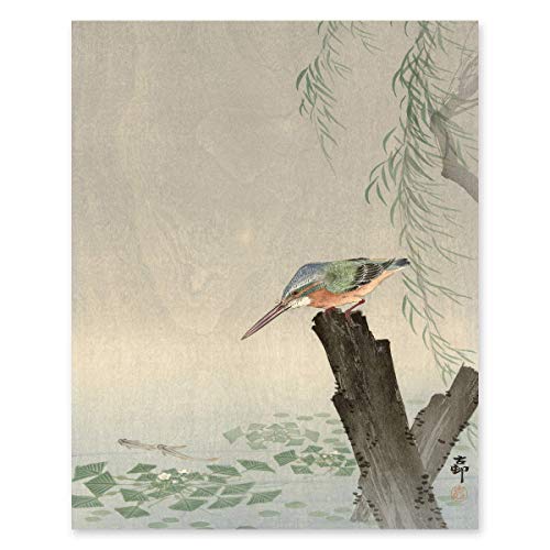 Vintage Japanese Kingfisher Print - Ohara Koson