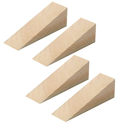 Woody Door Stopper Wedge, 4 Pack – The Ultimate Non-Slip Solution!